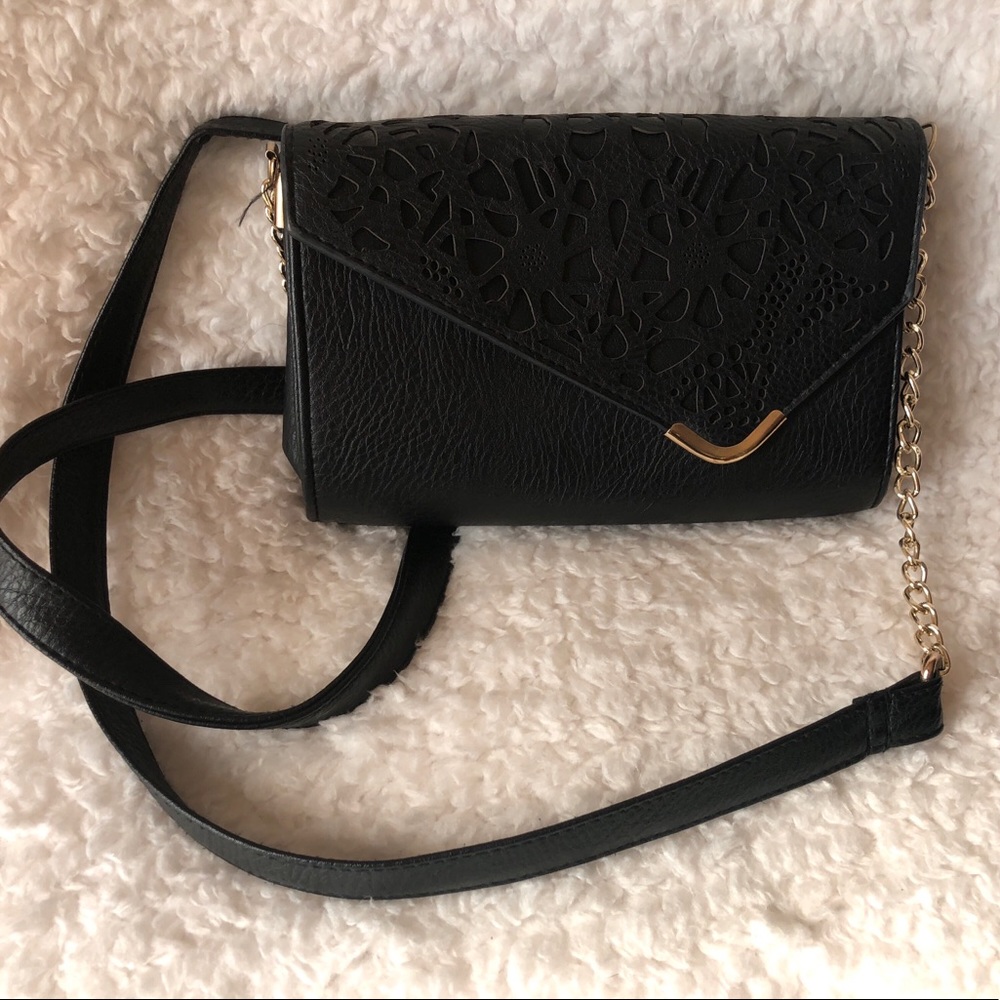 Double sided crossbody purse